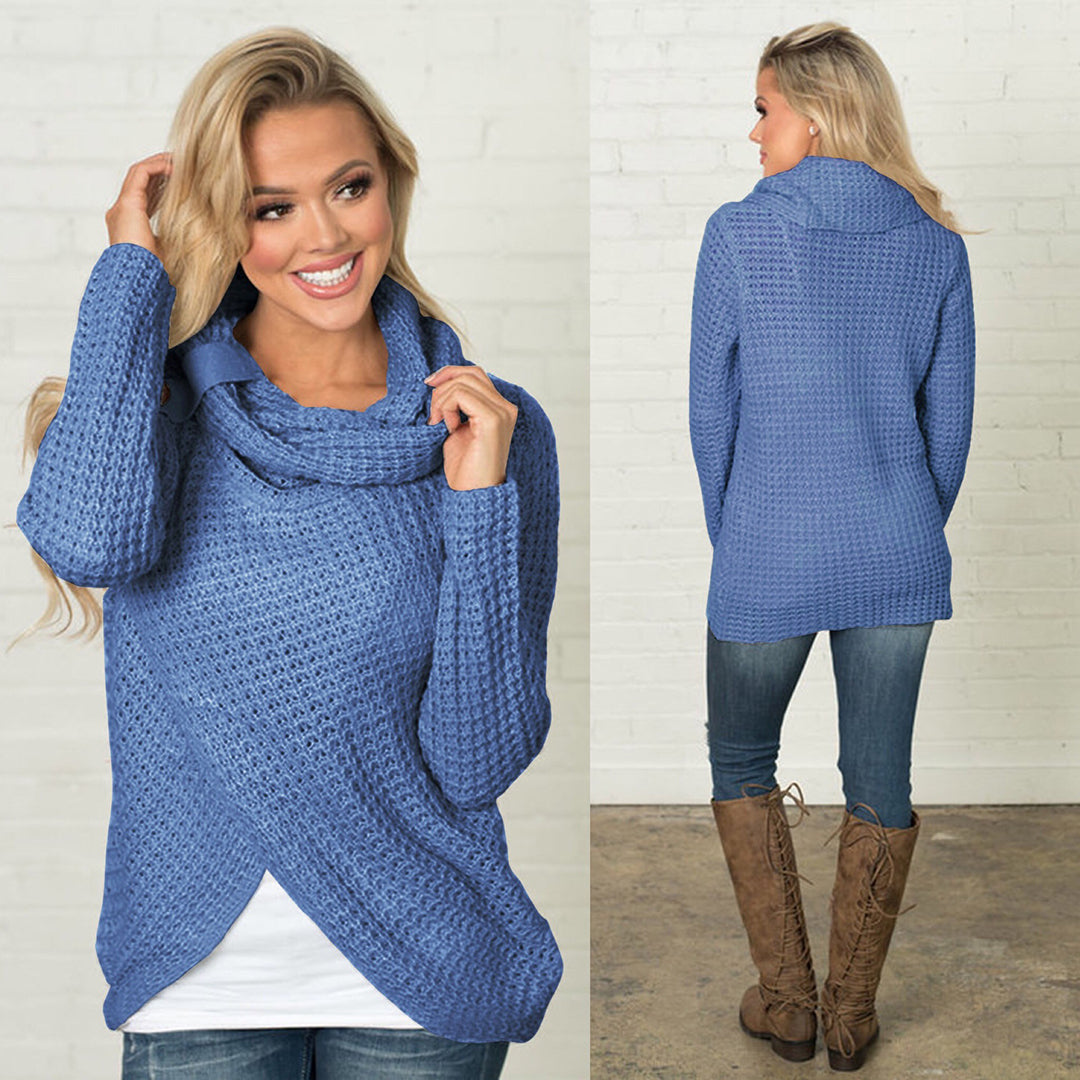 Weicher Strickpullover für Frauen mit taillenbetontem Design - Lozenda