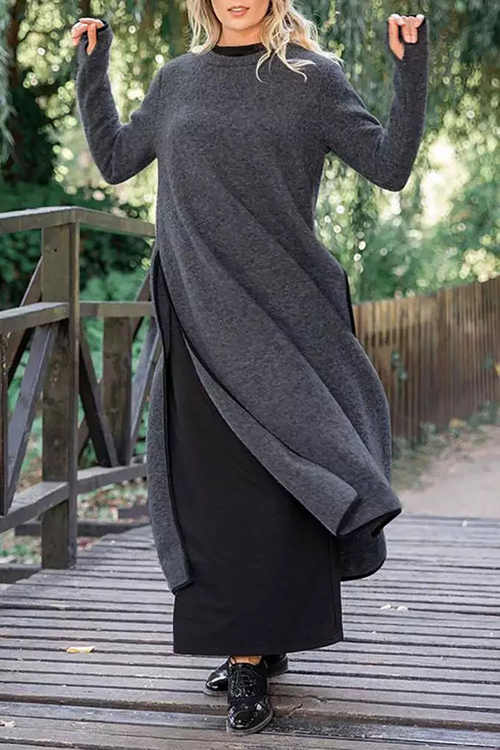 Weiches Pulloverkleid für Frauen