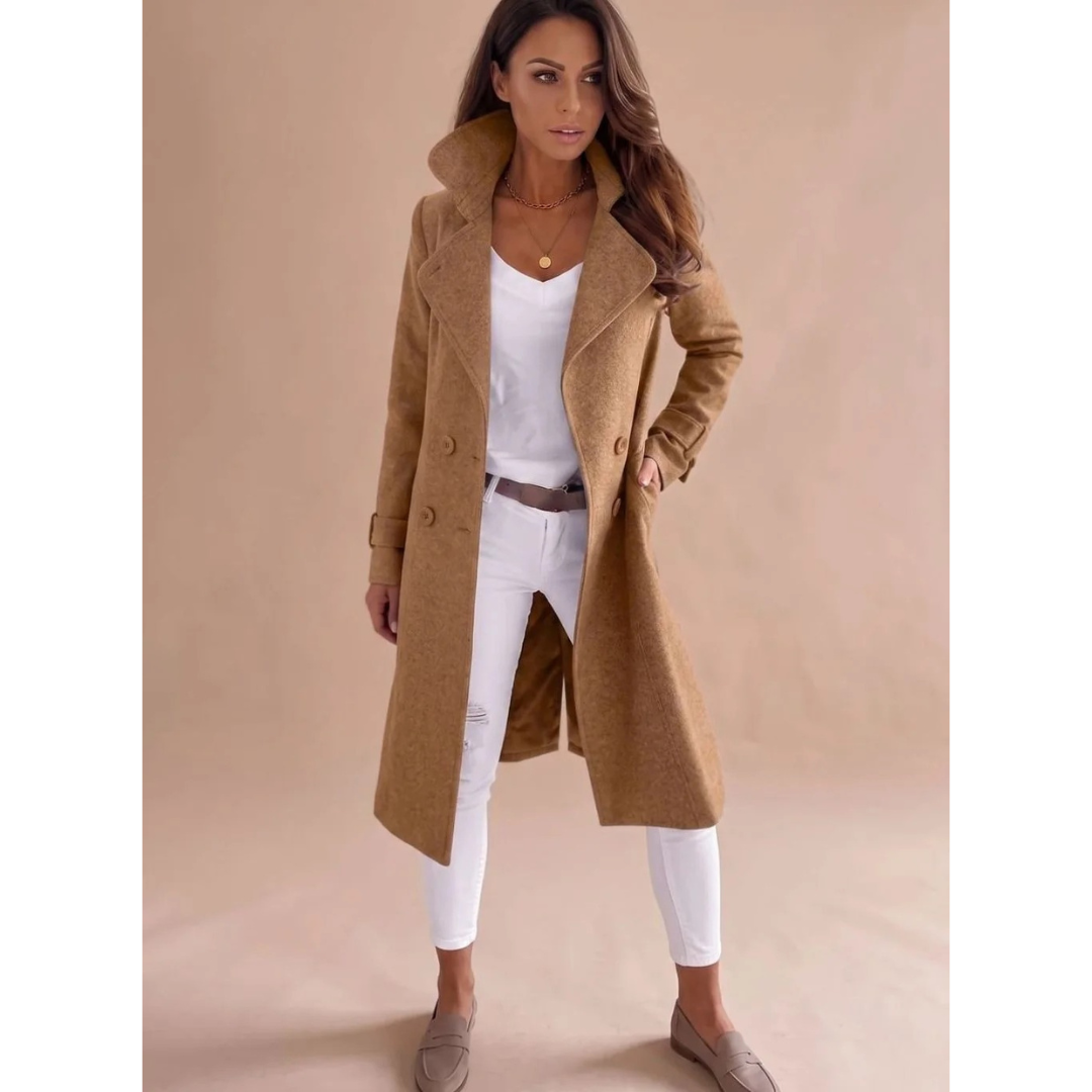 Winterjacke Damen | Langer Schnitt & Klassischer Kragen 2