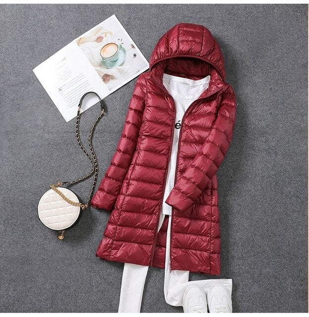 Winterjacke Damen | Steppjacke Damen | Lang geschnitten: mehr Wärmegefühl & Schutz