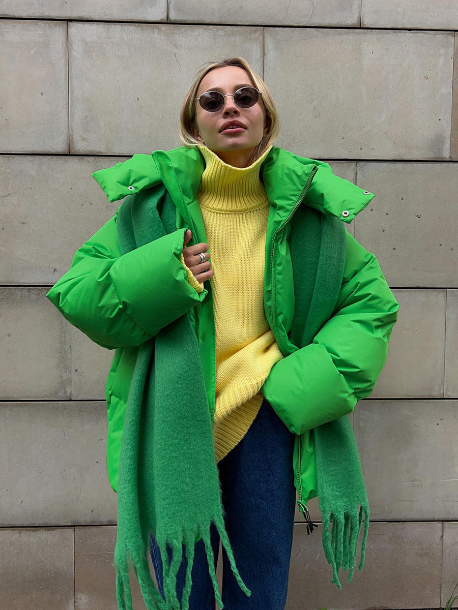 Winterjacke Damen mit Kapuze | Oversize & Warm