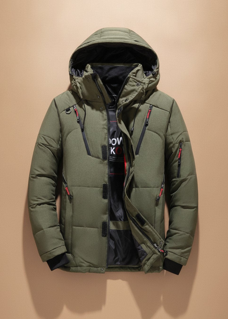 Winterjacke Herren mit Kapuze | Windschutz & Wärmend 10