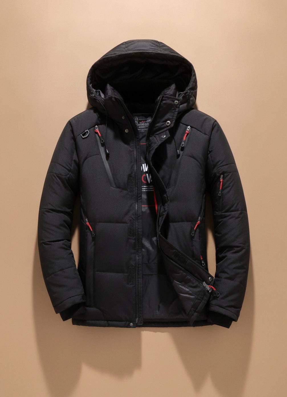 Winterjacke Herren mit Kapuze | Windschutz & Wärmend 8