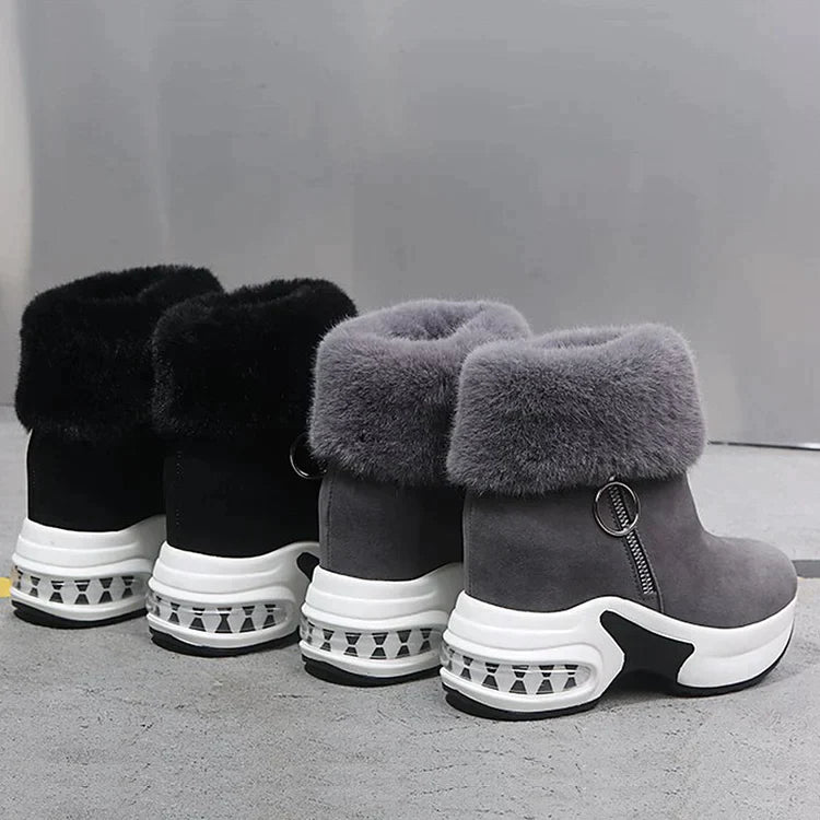 Winterstiefel Damen | Stiefel Damen | Luftkissen-Dämpfung & Rutschfester Halt