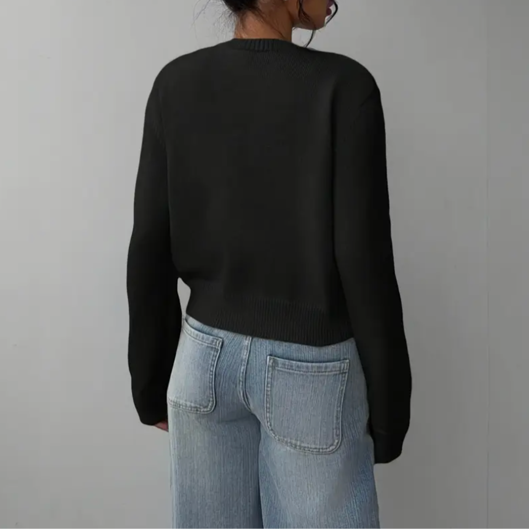 Cardigan Damen | Zeitloser Kragen & Knopfleiste 11