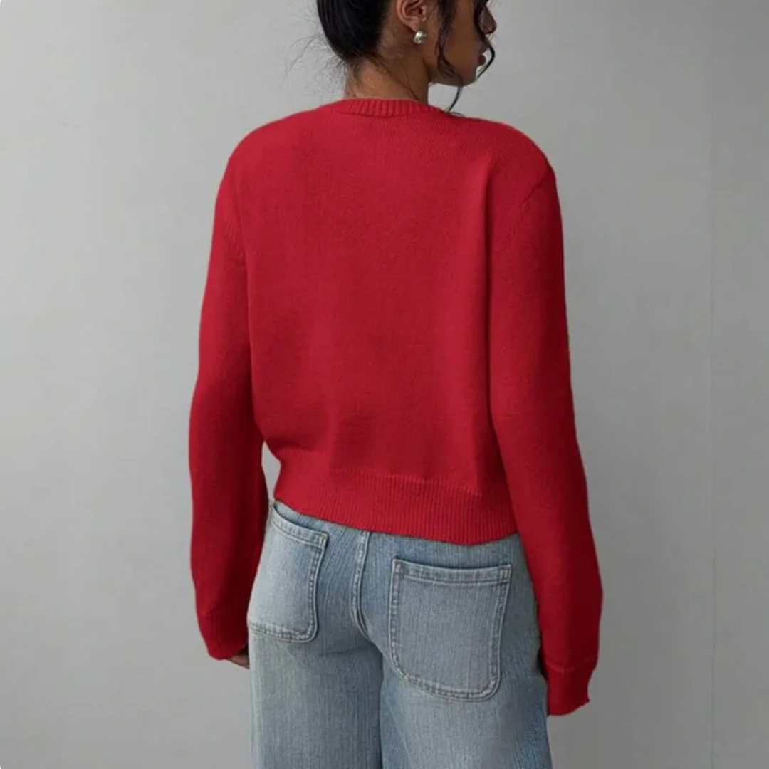 Cardigan Damen | Zeitloser Kragen & Knopfleiste 14