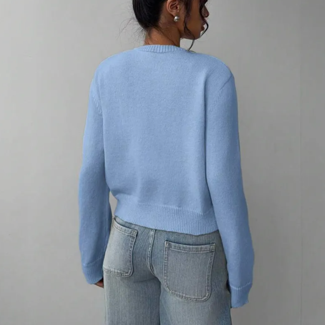 Cardigan Damen | Zeitloser Kragen & Knopfleiste 16