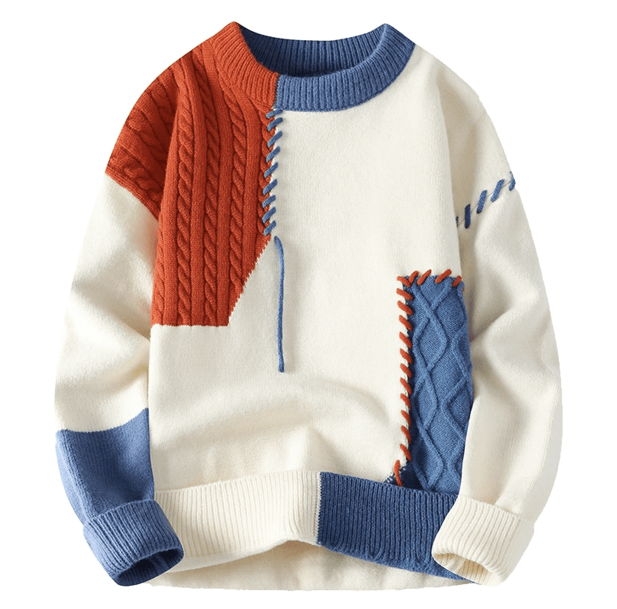 Pullover Herren | Patch-Design & Komfort 1