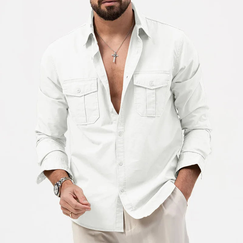 Langarm Polo Herren | Utility & Vielseitig