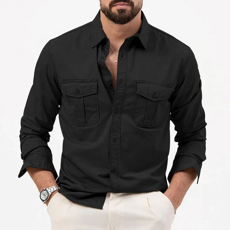 Langarm Polo Herren | Utility & Vielseitig
