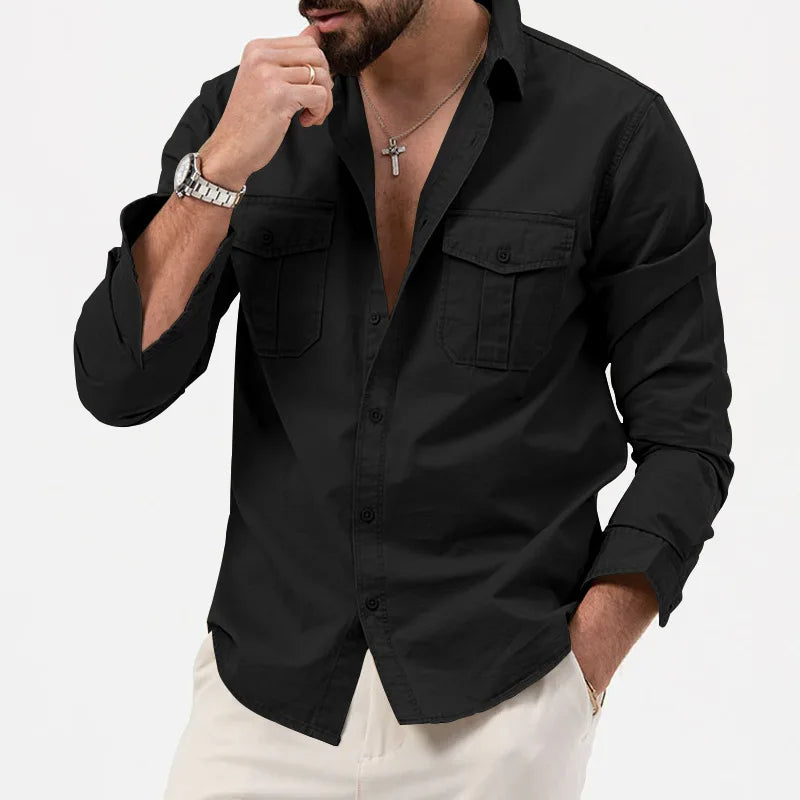 Langarm Polo Herren | Utility & Vielseitig