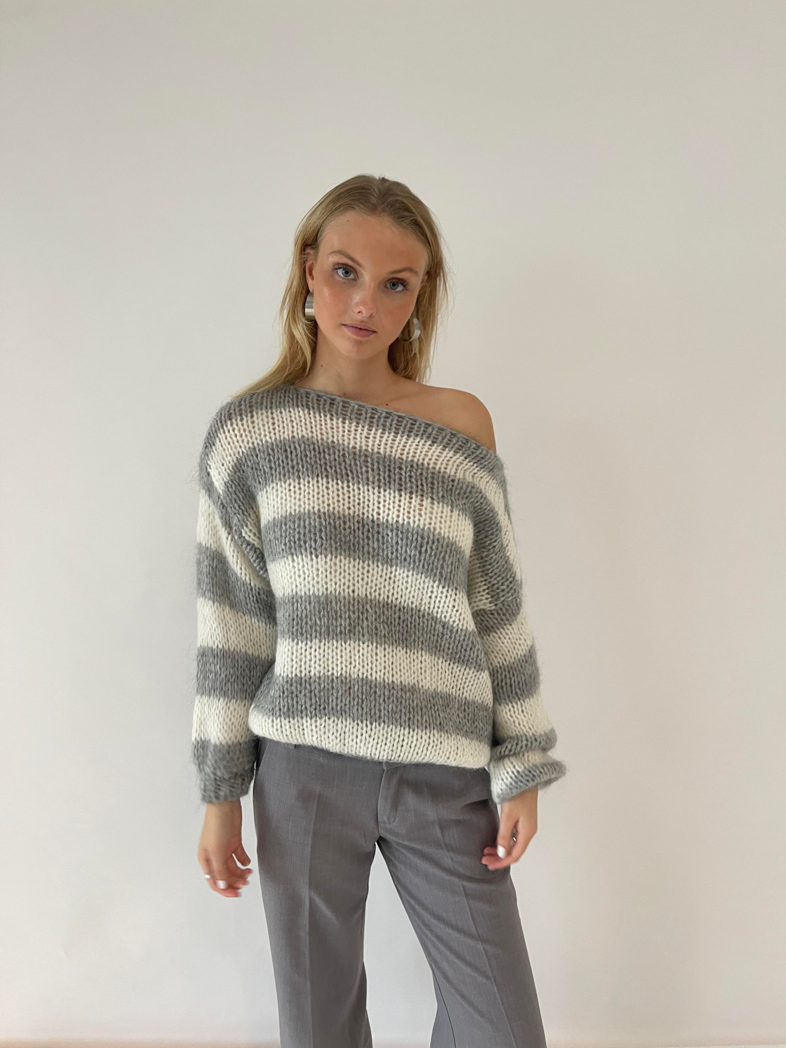 Zada - Gestreifter Pullover mit lockerer Passform