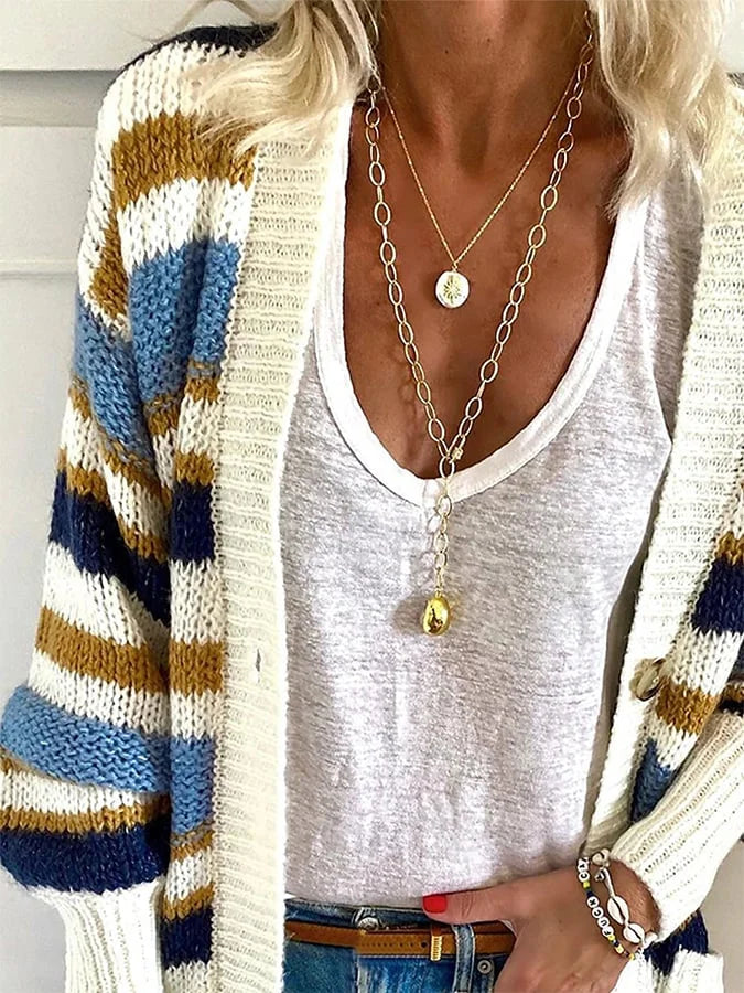 Zella - Gestreifte Weste