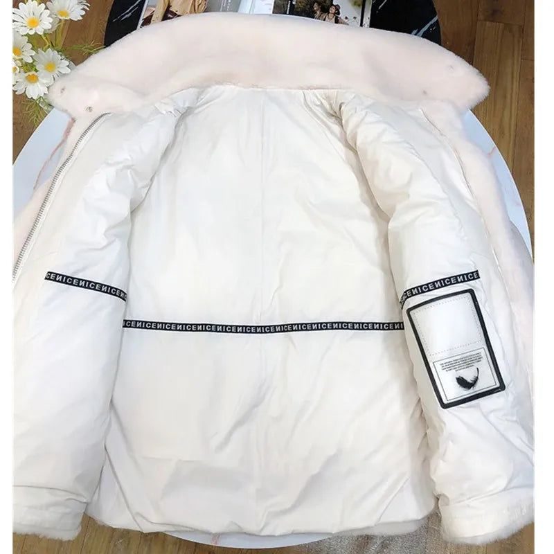 Zephyra - Parka Jacke aus Baumwolle mit Stehkragen