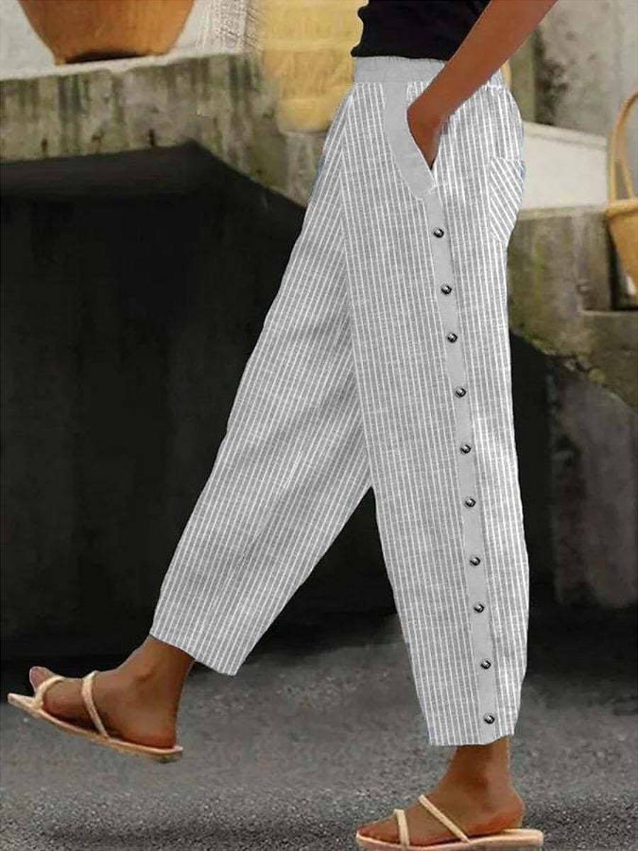 Zerra™ Gestreifte Freizeithose 1