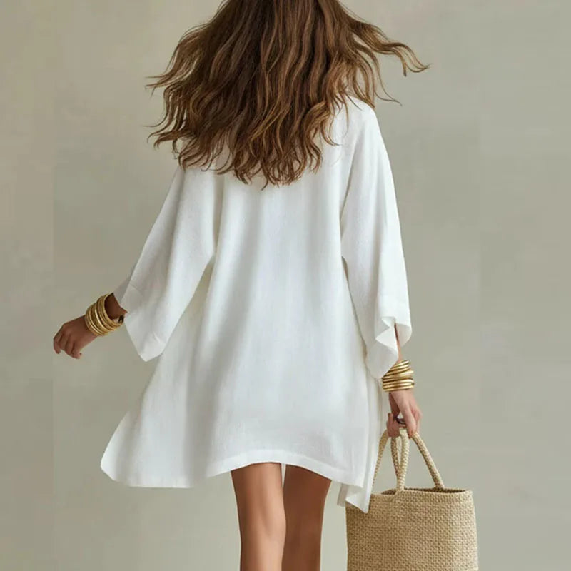 Zweiteiler Set Damen | Kimono & Shorts im Sommer-Look