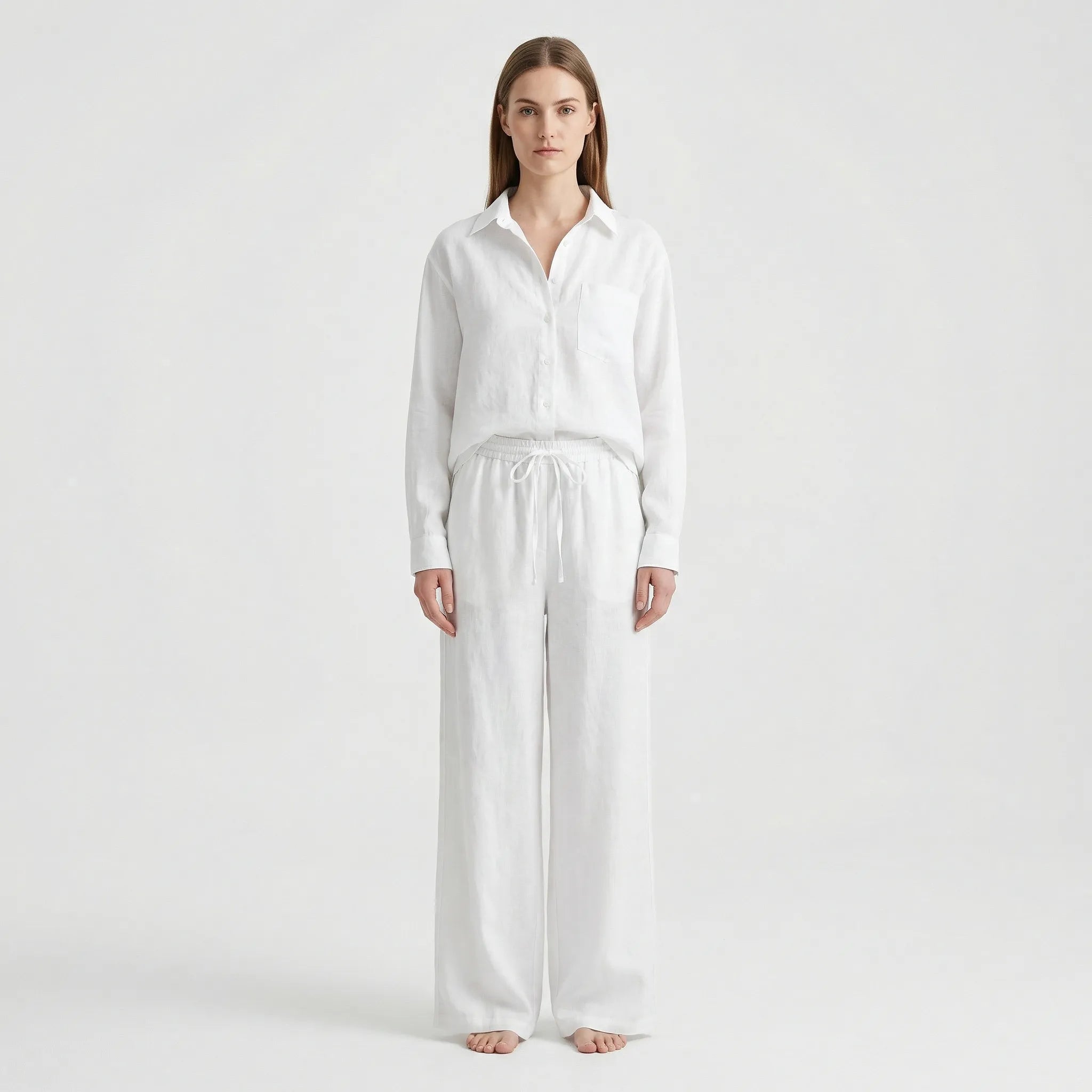 Zweiteiliger Set Damen | Oversized Schnitt & bequemer Kordelbund