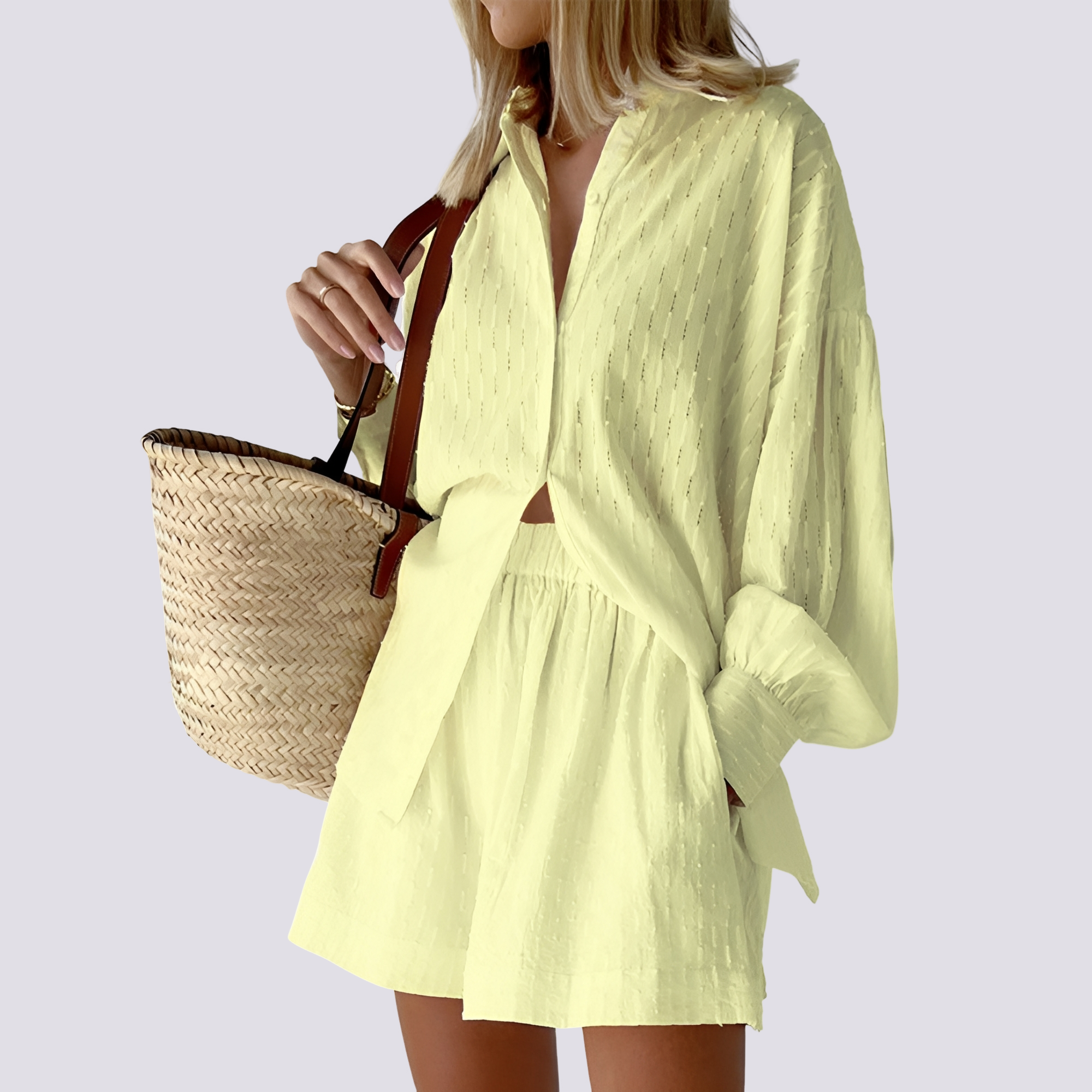 Zweiteiliges Set Damen | Lockerer Schnitt & Schnell Gestylt