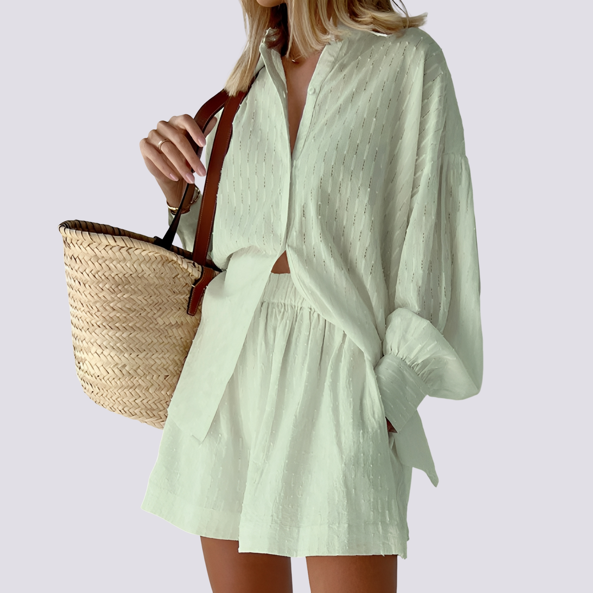 Zweiteiliges Set Damen | Lockerer Schnitt & Schnell Gestylt