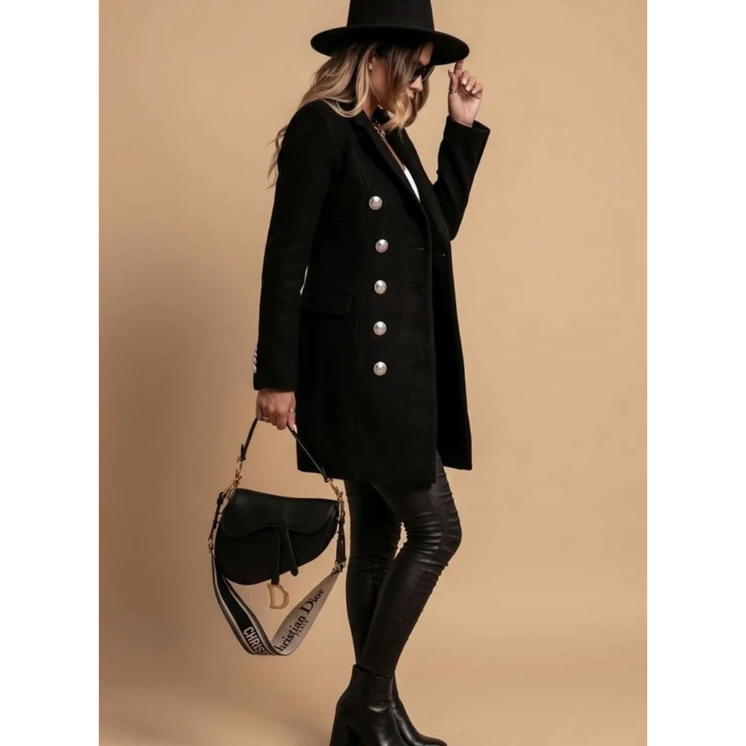 Winterjacke Damen | Mit Knopfleiste & Klassischem Kragen 7