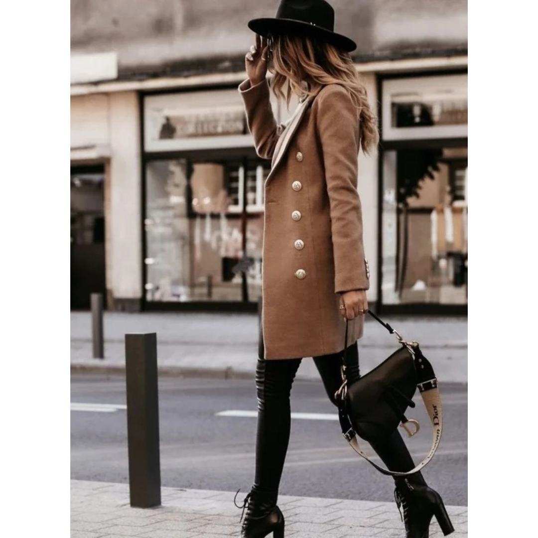 Winterjacke Damen | Mit Knopfleiste & Klassischem Kragen 11