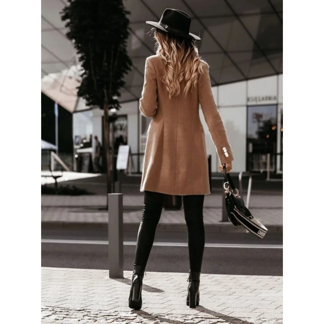 Winterjacke Damen | Mit Knopfleiste & Klassischem Kragen 12