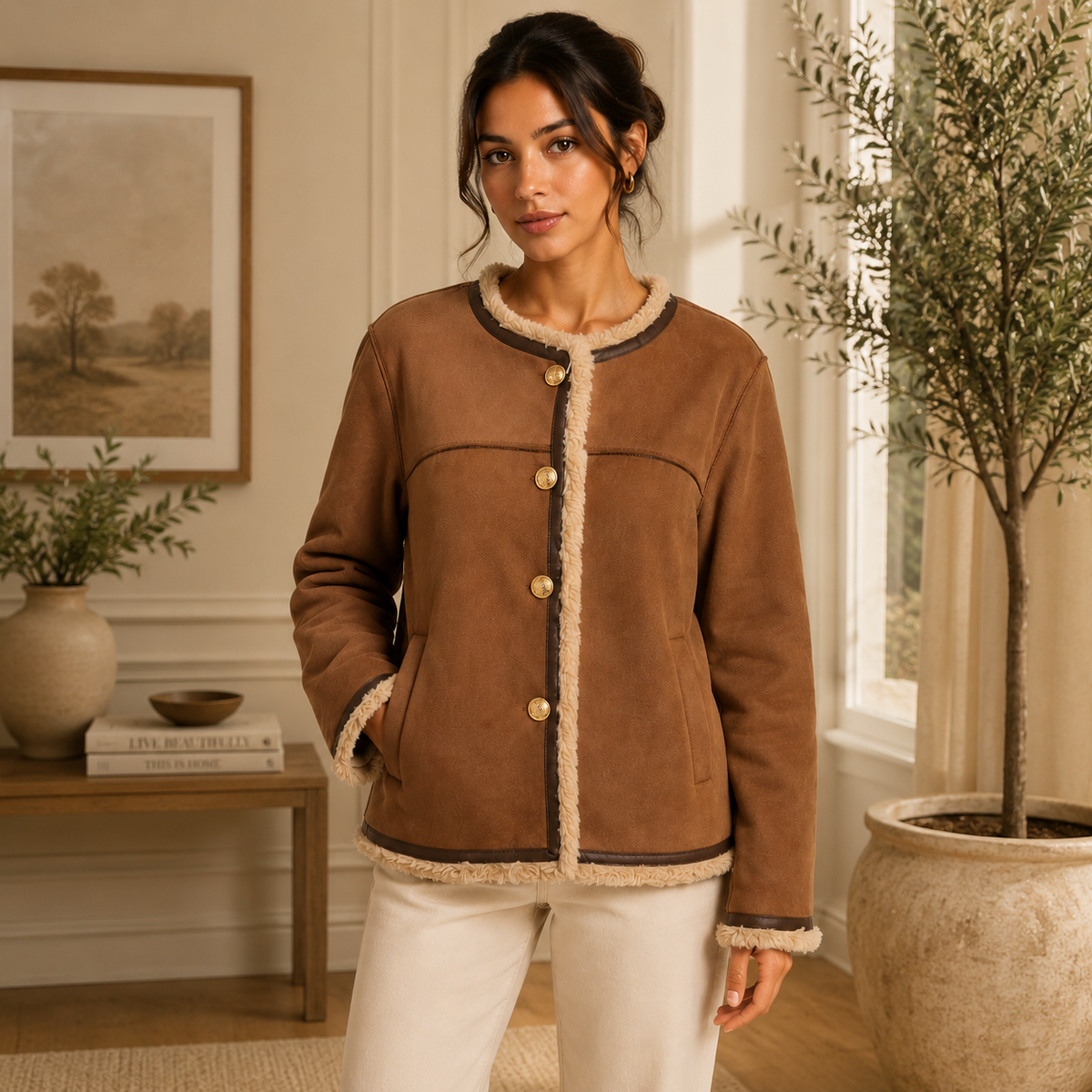 Oversized Jacke Damen | Warm Gefüttert & Kuschelig 1