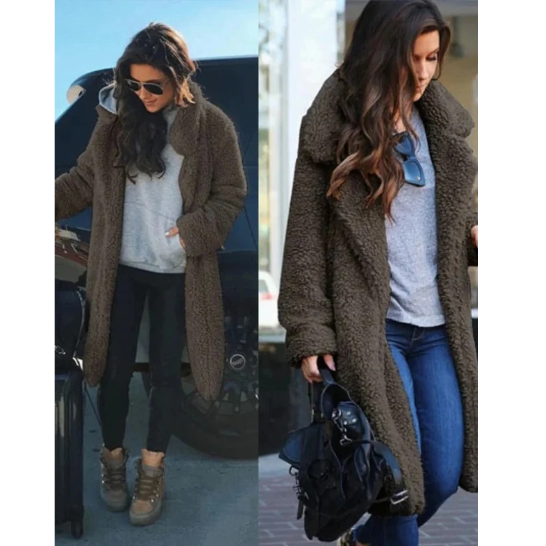 Teddy Winterjacke Damen | Warm & Kuschelig 5