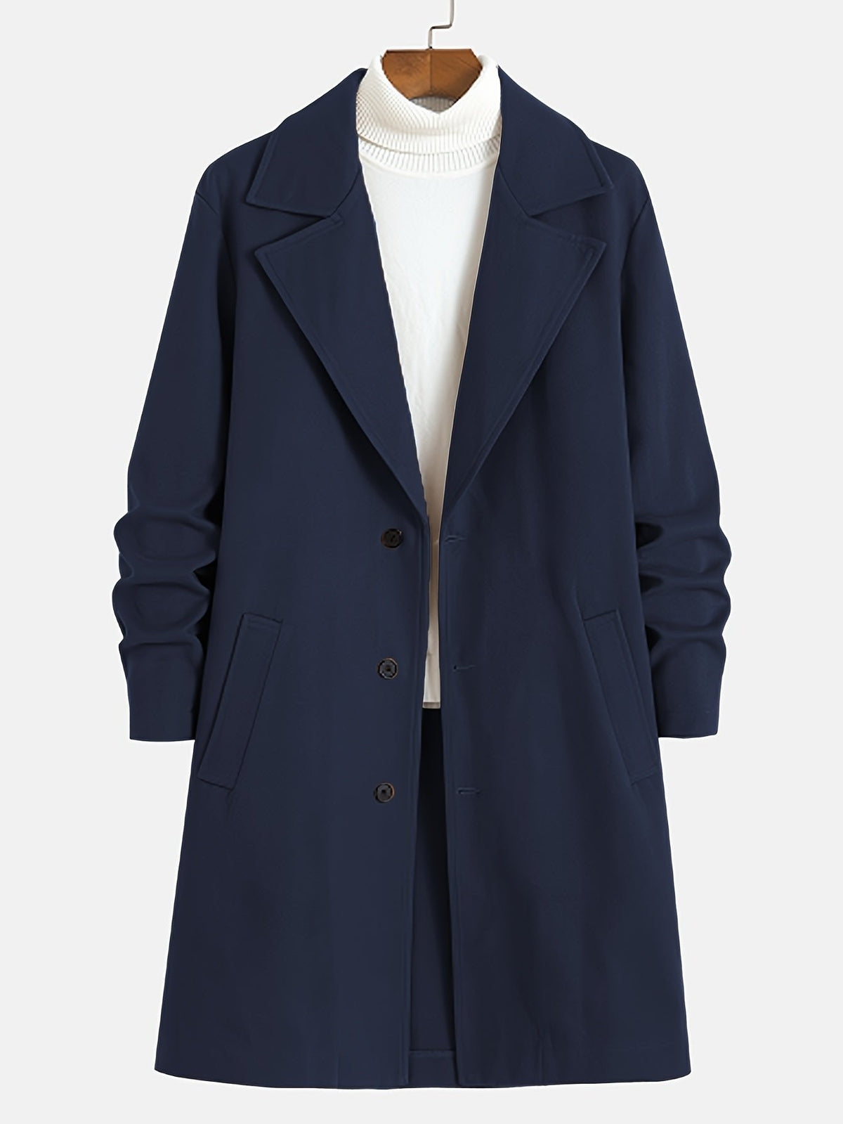 Warner | Tailored Longline Coat – Zeitlose Eleganz für Herren