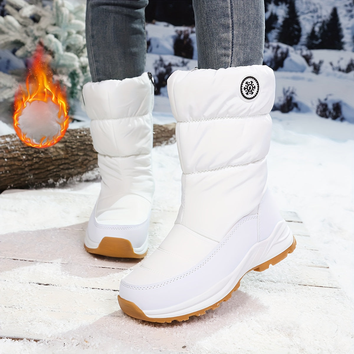 Winterstiefel Damen | Warm Gefüttert & Wasserdicht 8
