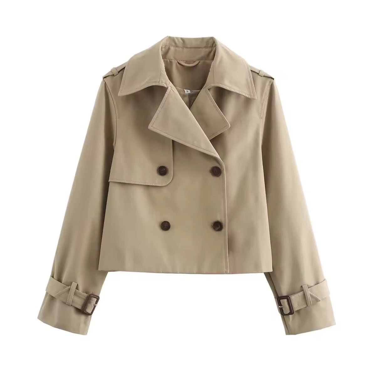 Trenchcoat Damen Kurz | Zweireihig & Elegant 4
