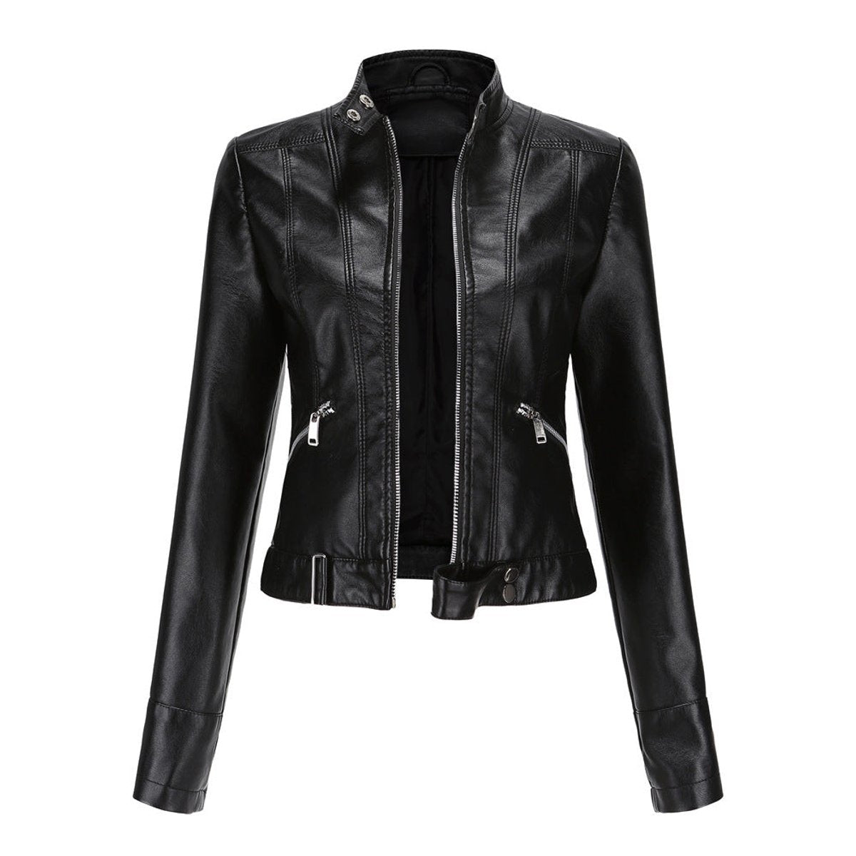 Bikerjacke Damen | Taillierte Passform & Stilvolles Design 2