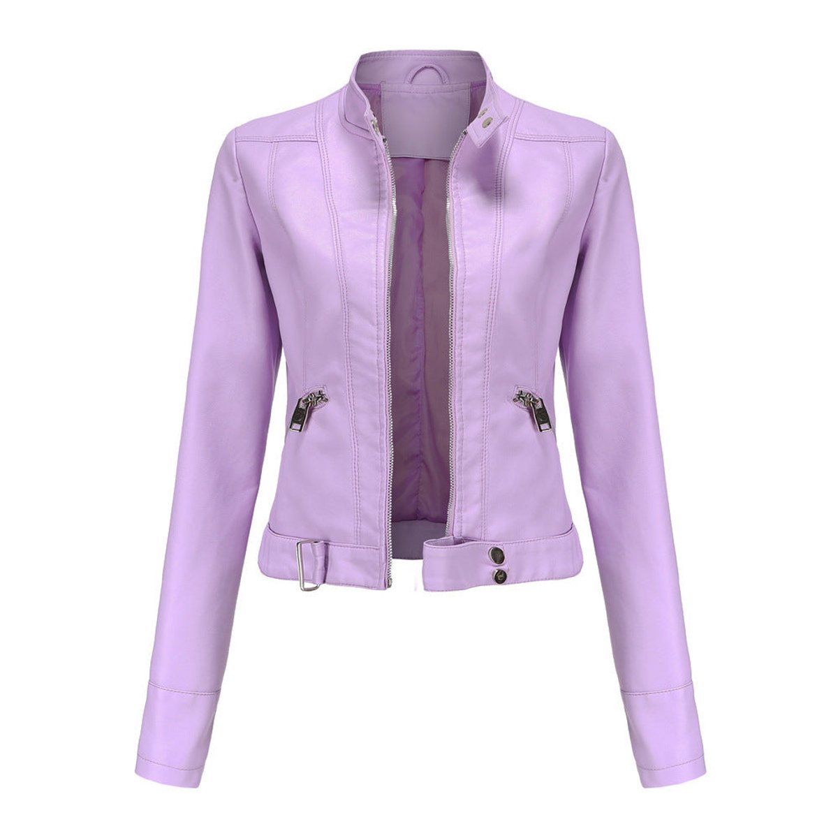 Bikerjacke Damen | Taillierte Passform & Stilvolles Design 4
