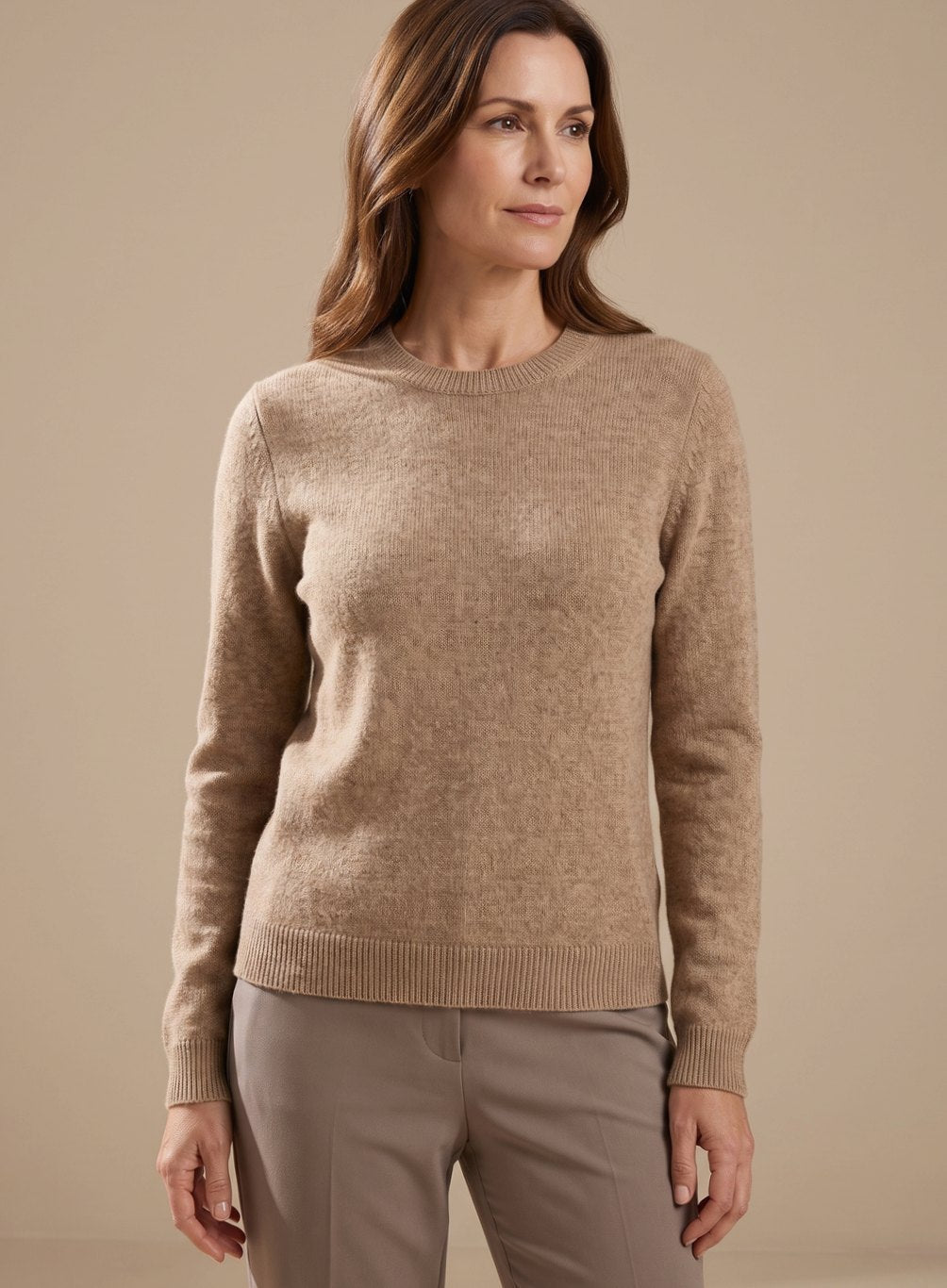 Strick Lounge-Set Damen | Oversized Rollkragen & Weite Hose 6