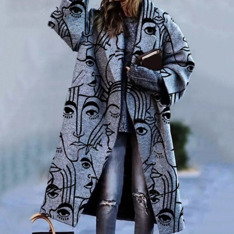 Mantel Damen Lang | Lockerer Schnitt für Herbst 8