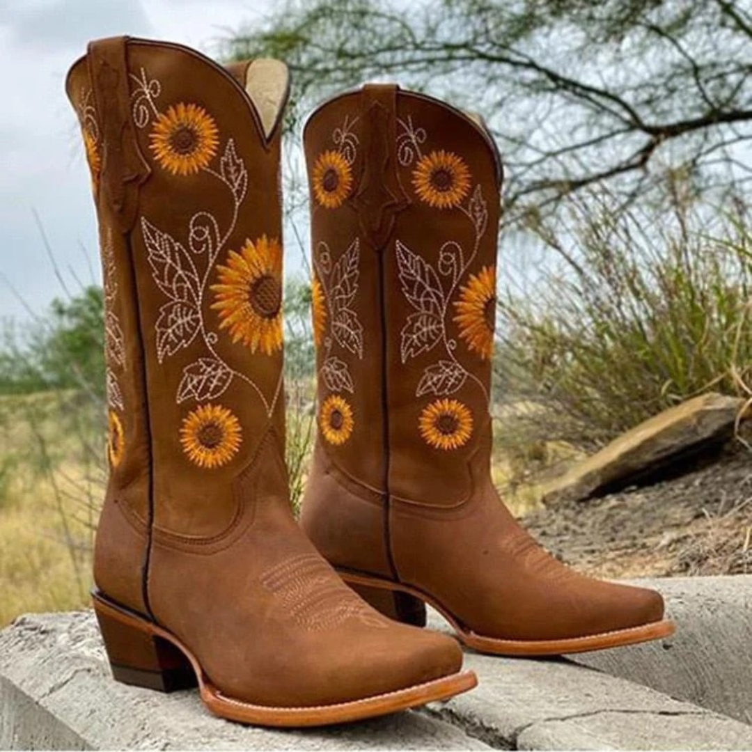 Cowboystiefel Damen | Komfort & Western-Stickerei 3