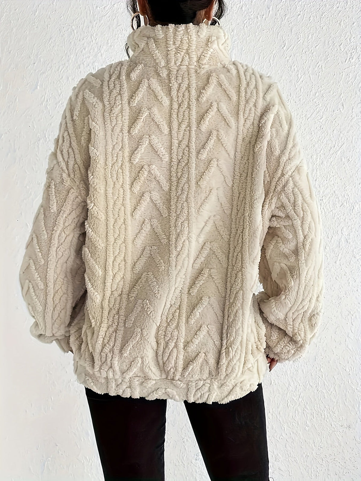 Quarter-Zip Pullover Damen | Kuschelig Warm & Leicht 2