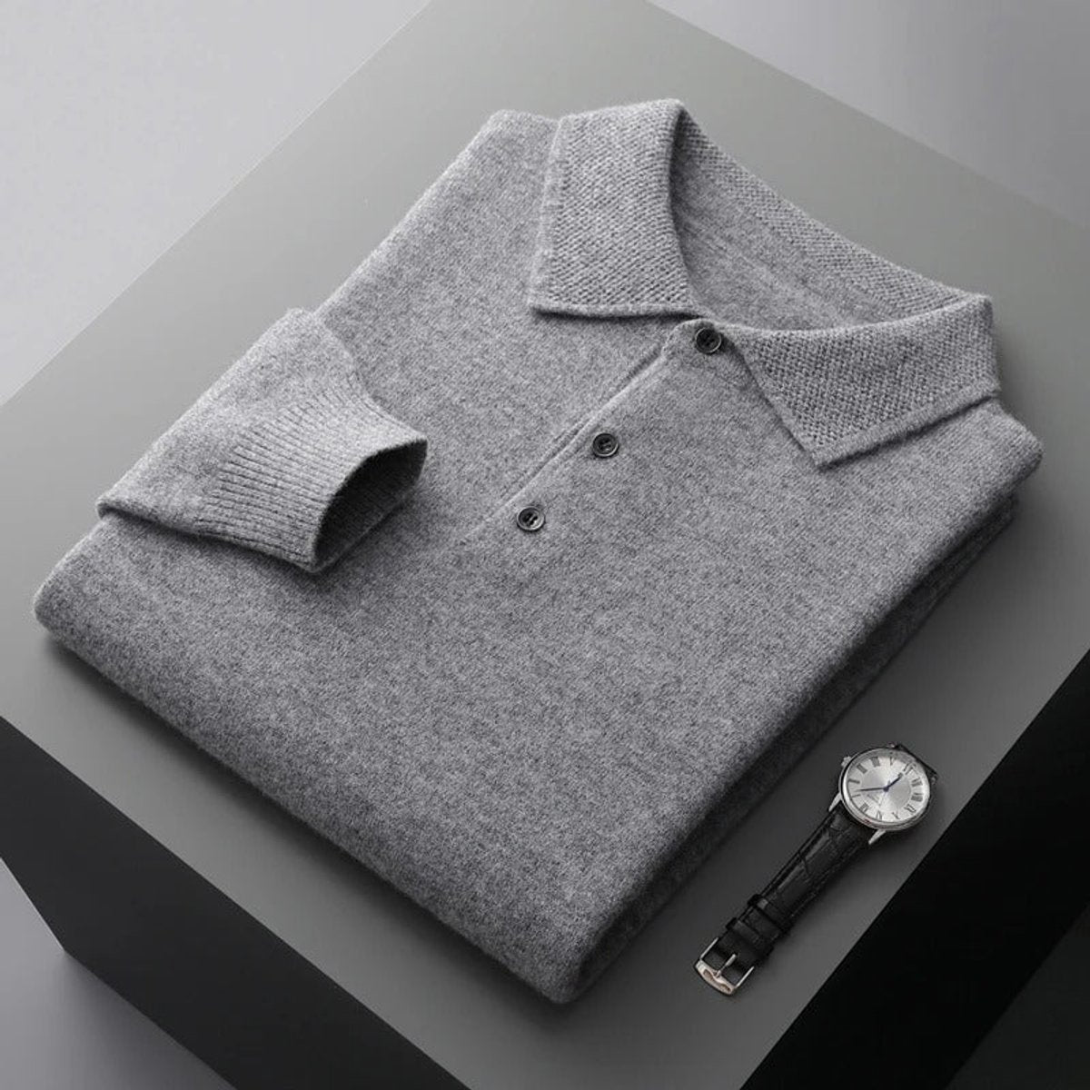 Strickpullover Herren | Polokragen & Elegante Passform 2
