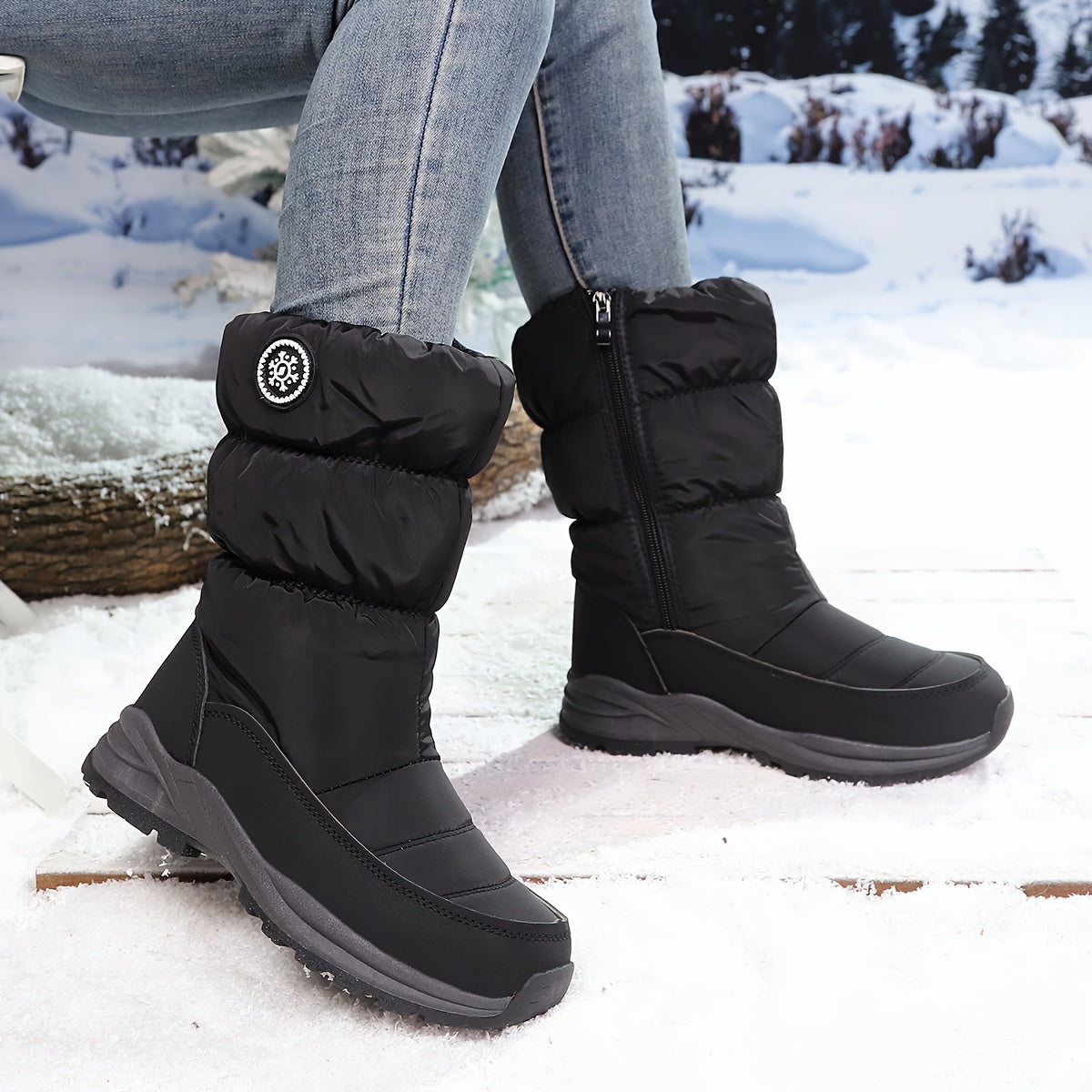 Winterstiefel Damen | Warm Gefüttert & Wasserdicht 3