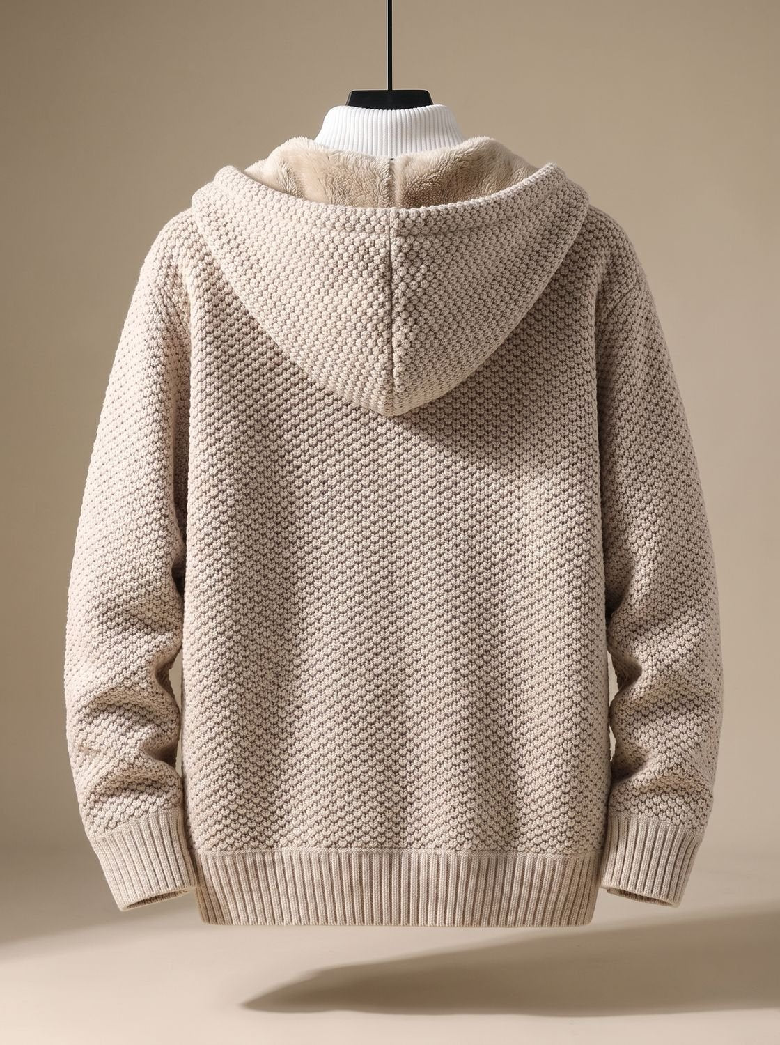 Strickjacke Herren | Mit Kapuze & Innenfutter 2
