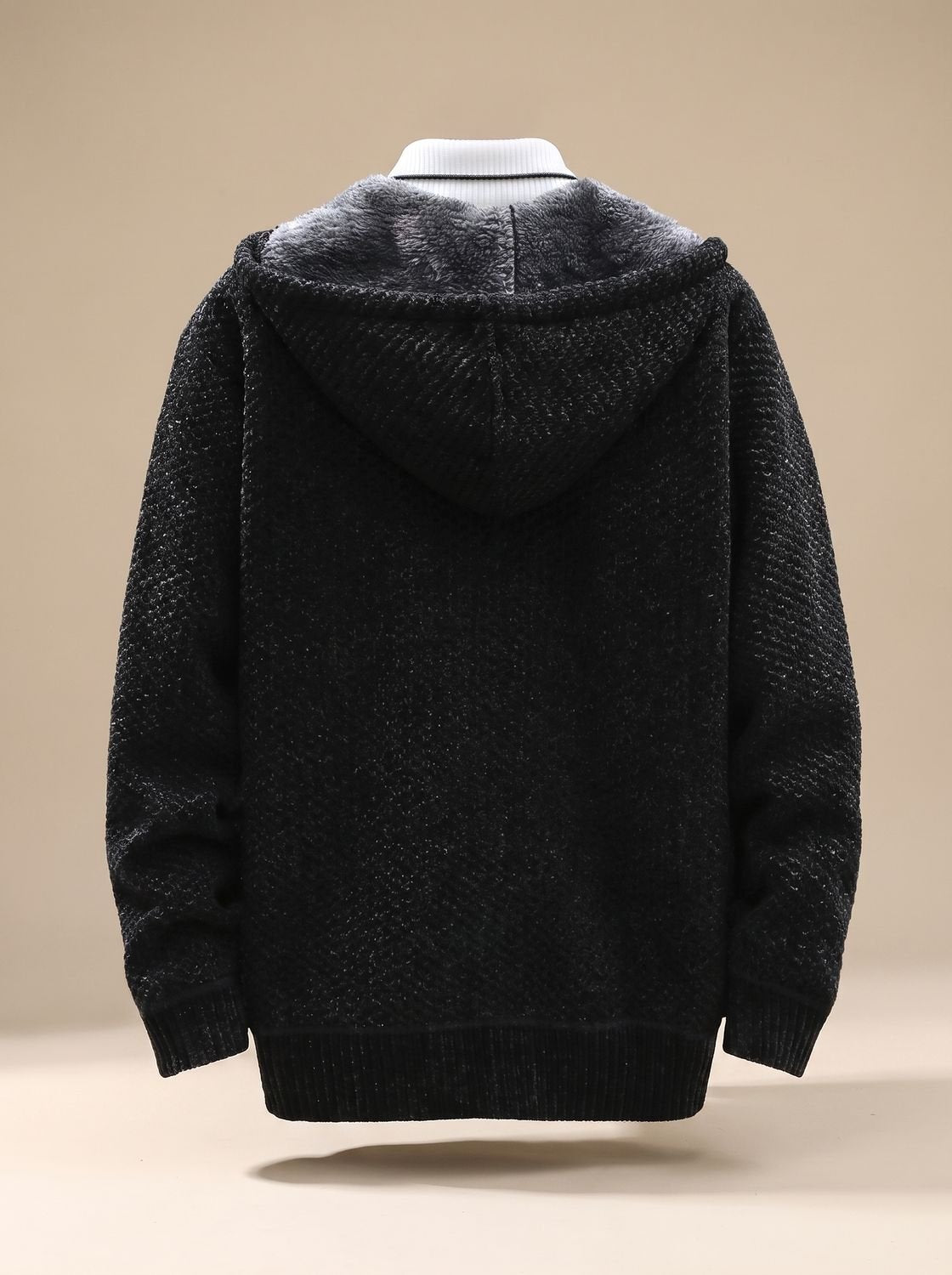 Strickjacke Herren | Mit Kapuze & Innenfutter 8