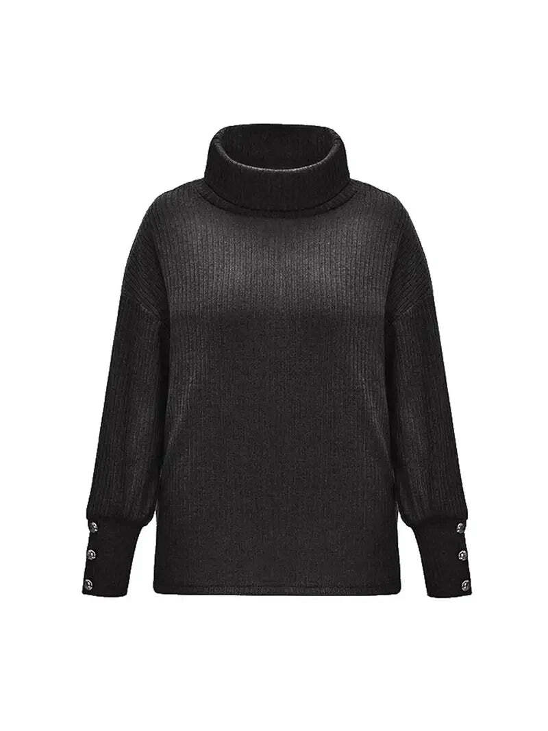 Wasserfallkragen Pullover Damen | Oversized & Kuschelig weich 6