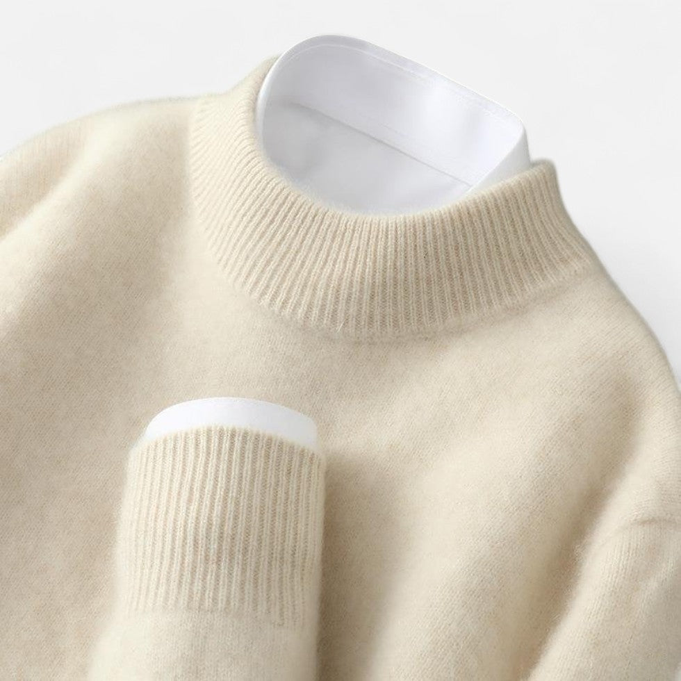 Wollpullover Damen | Klassischer Rundhalsausschnitt 3