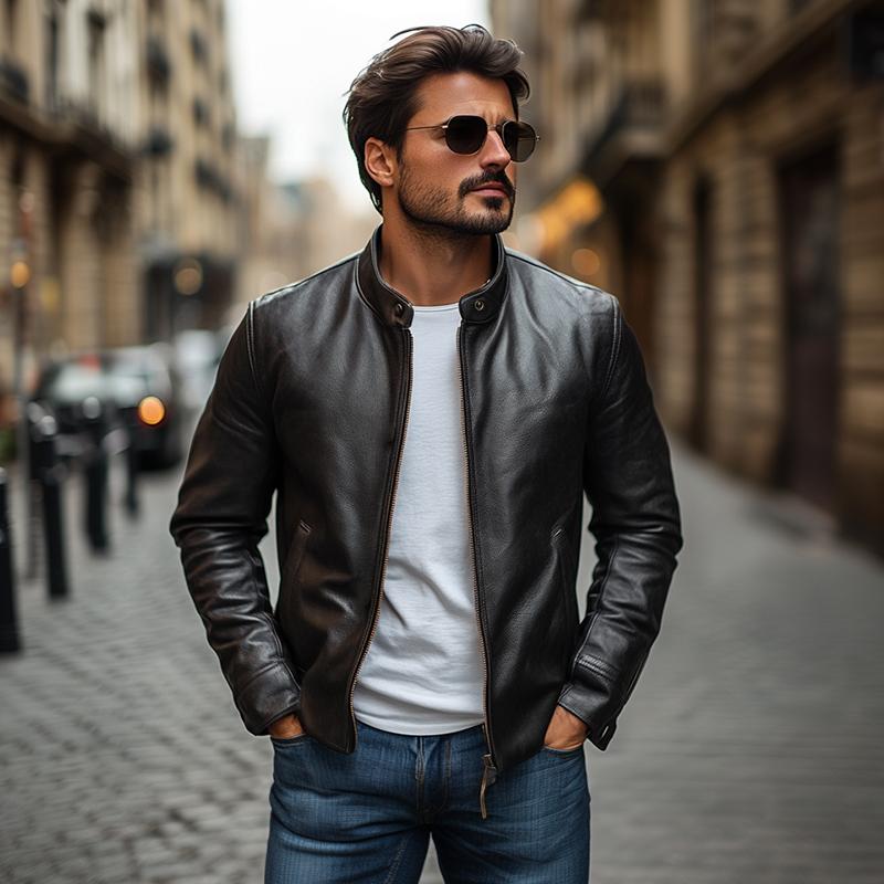 Jacke Herren | Eleganter Kragen & Taillierte Passform