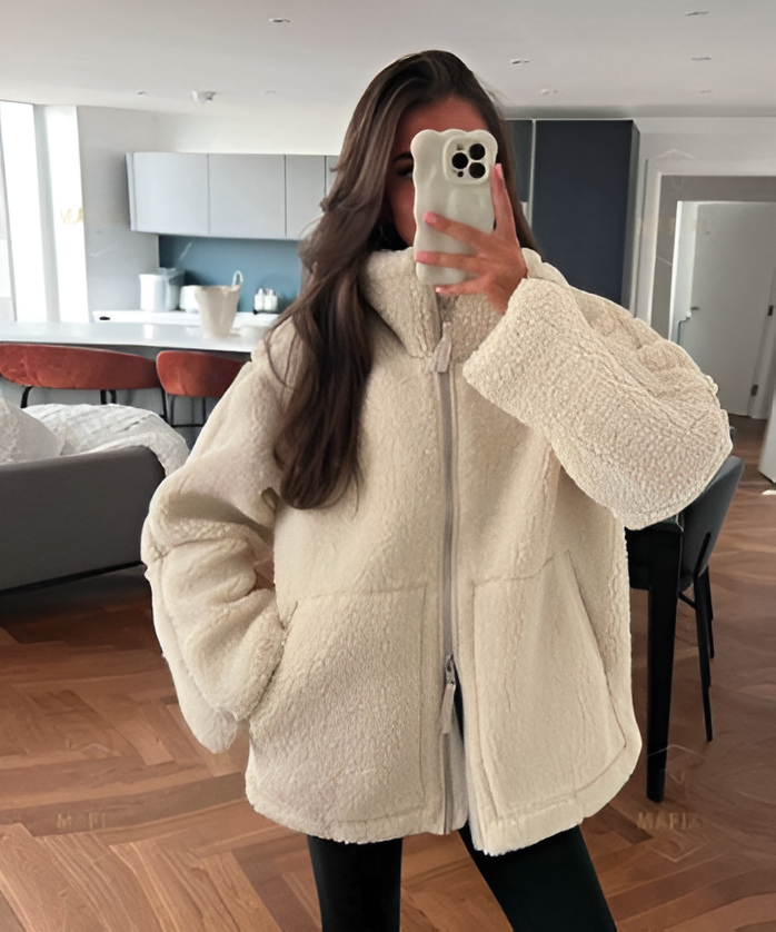Teddymantel Damen | Oversized & Reverskragen 5