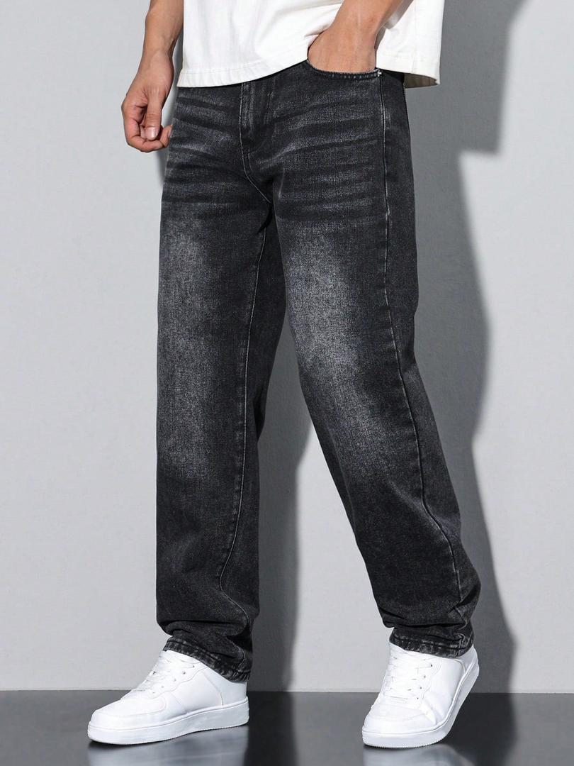 Herren Jeans | Gerade Beine & Gewaschene Optik 2