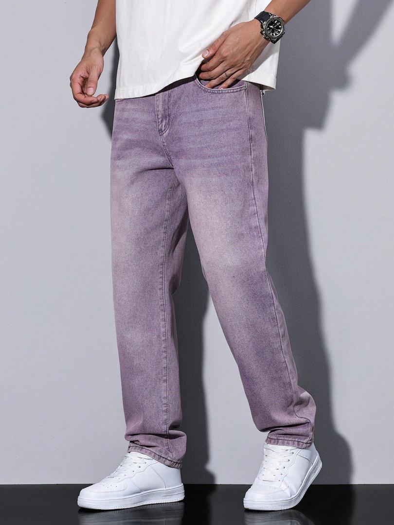 Herren Jeans | Gerade Beine & Gewaschene Optik 3