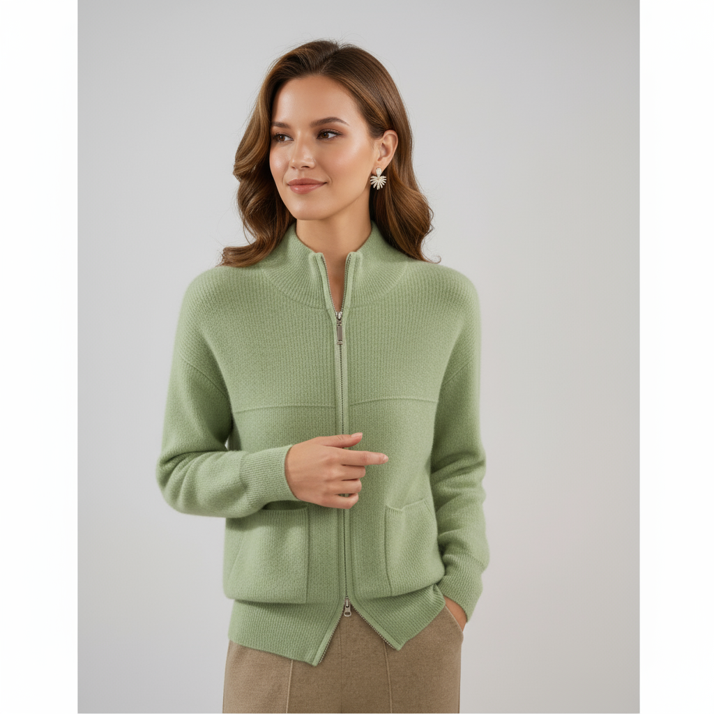 Cardigan Damen | Reißverschluss & Figurbetont