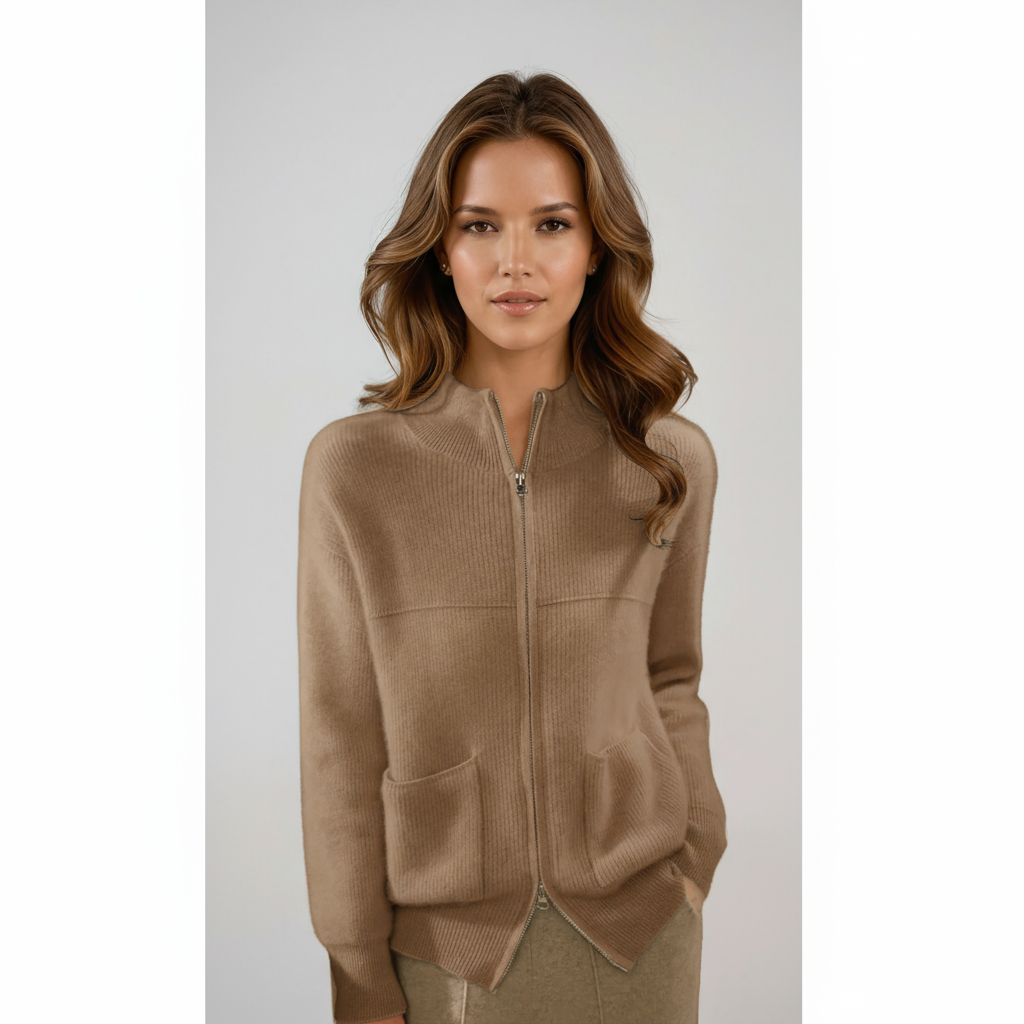 Cardigan Damen | Reißverschluss & Figurbetont