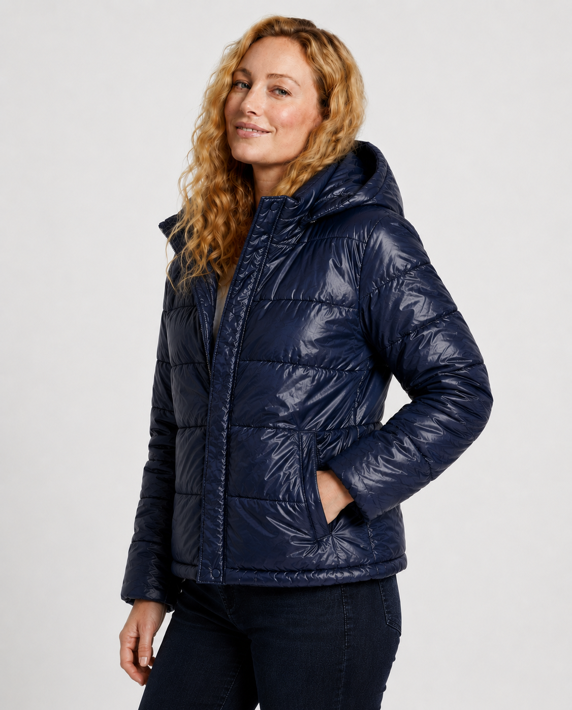 Steppjacke Damen | Mit Kapuze & Taschen 5